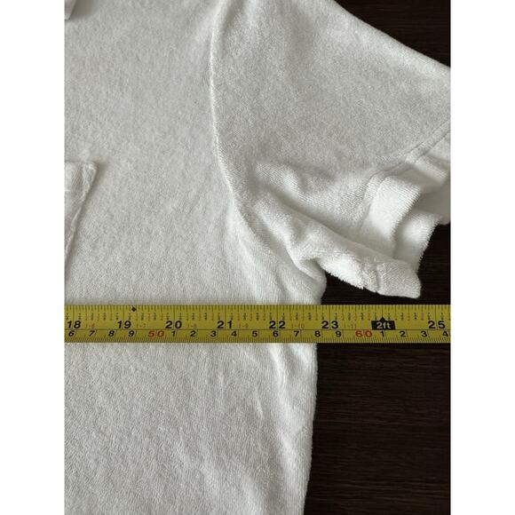 Orlebar Brown Terry Polo Shirt Men’s XXLarge White Pool Short Sleeve - Picture 5 of 10